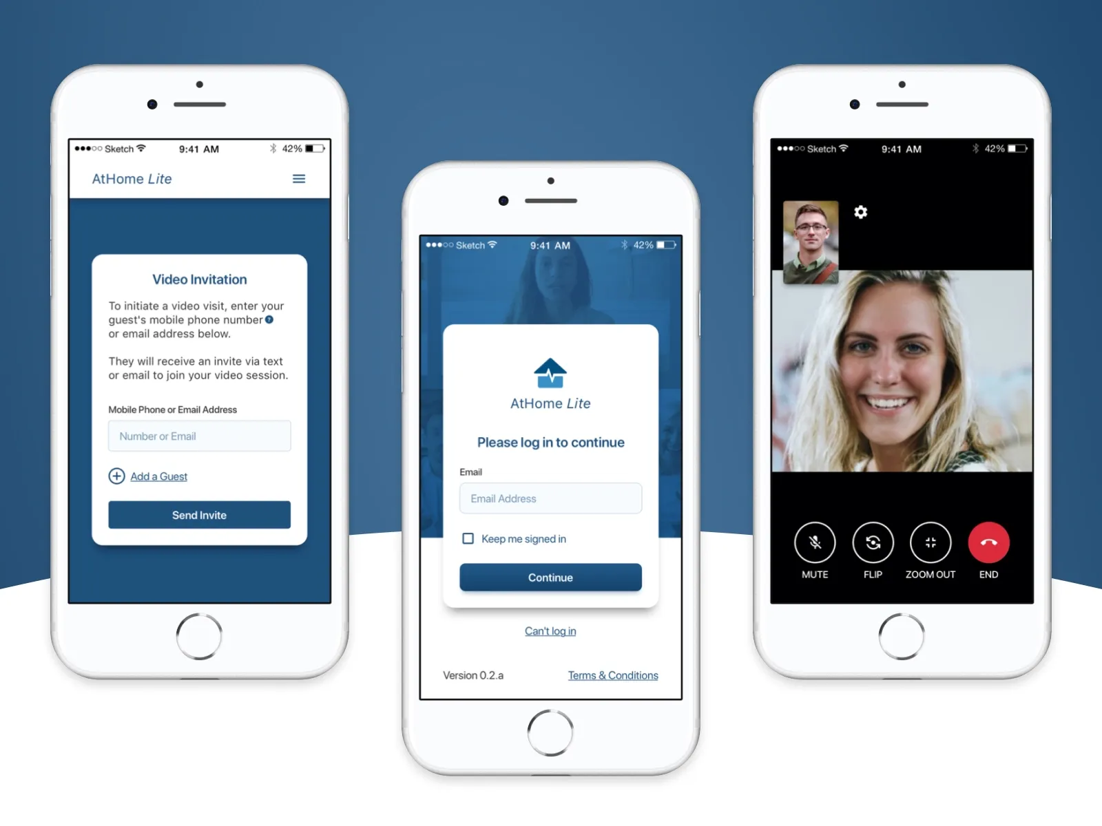 Mercy AtHome Lite aimed to simplify virtual visits during the complex times of COVID-19. This web application, built with React, SocketIO, WebRTC, and Twilio integrations, helped provide a stable, scalable, and simple to use solution for providers needing to connect with patients.
